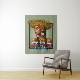 La Jíbaraza – Puerto Ricaanse Jíbara-kunst • Boric Wandkleed