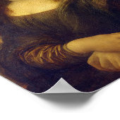 La Joconde - Portrait de Mona Lisa - Léonard de Vi Poster (Hoek)
