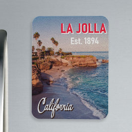 La Jolla Beach Cove San Diego California Souvenir Magneet