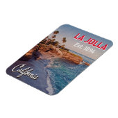 La Jolla Beach Cove San Diego California Souvenir Magneet (Linkerzijde)