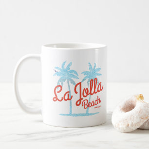 La Jolla Beach San Diego California Vintage Koffiemok