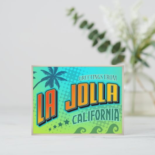 LA JOLLA BRIEFKAART (Staand voorkant)