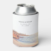La Jolla Bruiloft Favor Custom Blikjeskoeler (Blikje Voorkant)