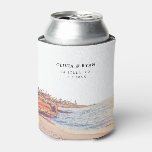 La Jolla Bruiloft Favor Custom Blikjeskoeler (Blikje Voorkant)