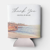 La Jolla Bruiloft Favor Custom Blikjeskoeler (Achterkant)