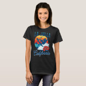La Jolla California Beach Surf Summer Vacation Vin T-shirt (Voorkant volledig)