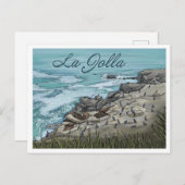 La Jolla California Briefkaart (Voorkant / Achterkant)