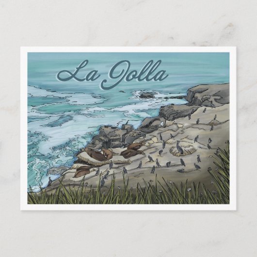 La Jolla California Briefkaart (Voorkant)
