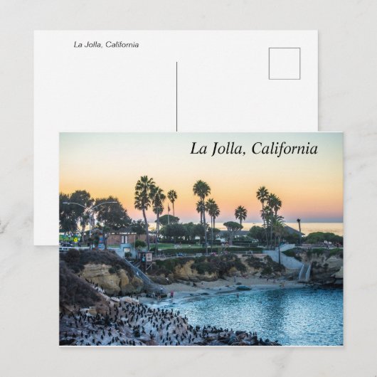 La Jolla California Coastline Briefkaart (Voorkant / Achterkant)