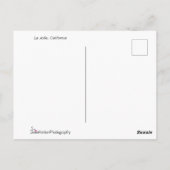 La Jolla California Coastline Briefkaart (Achterkant)