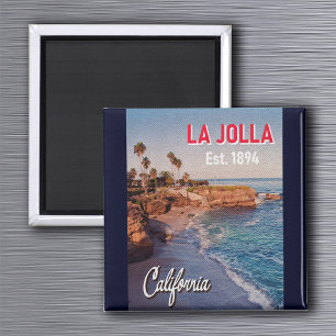 La Jolla California Palm Trees Souvenirs Magneet