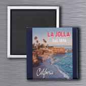 La Jolla California  Palm Trees Souvenirs Magneet