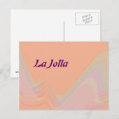 La Jolla California Pastel Wings Briefkaart (Voorkant / Achterkant)