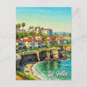 La Jolla California Reizen Briefkaart (Voorkant)