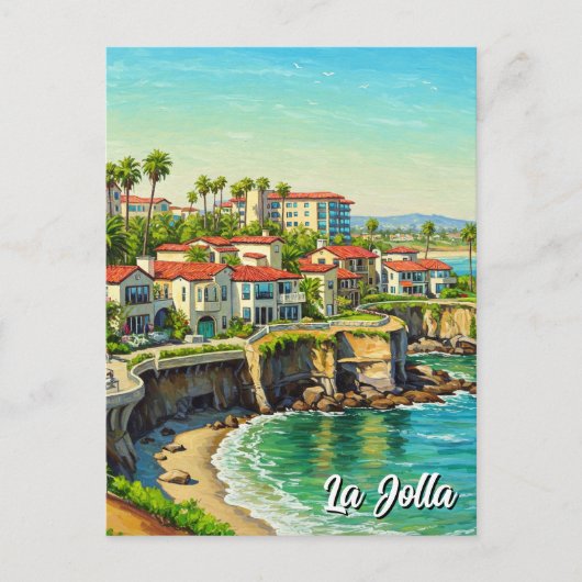 La Jolla California Reizen Briefkaart (Voorkant)
