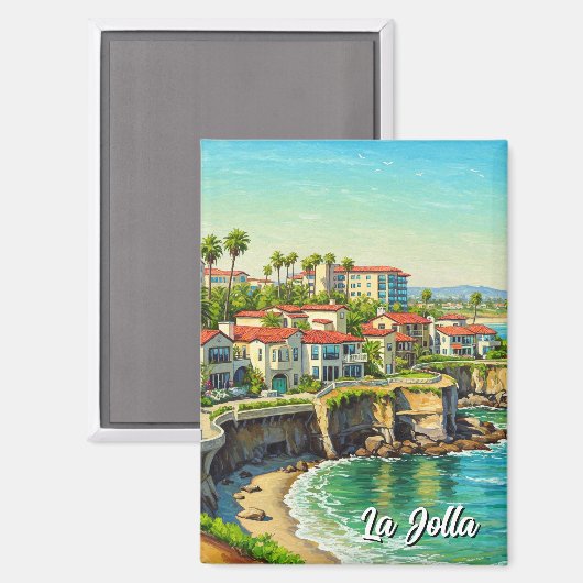 La Jolla California Reizen Magneet (Voorkant / Achterkant)