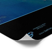 La Jolla, California Satelliet poster print map (Hoek)