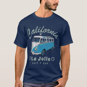 La Jolla California Surf Van T-shirt