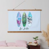 La Jolla California Surfboards Hangend Wandkleed (Slaapkamer)
