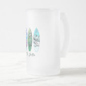 La Jolla California Surfboards Matglas Bierpul (Voorkant rechts)