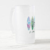 La Jolla California Surfboards Matglas Bierpul (Voorkant links)