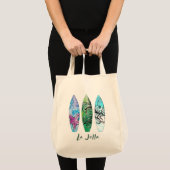 La Jolla California Surfboards Tote Bag (Voorkant (product))