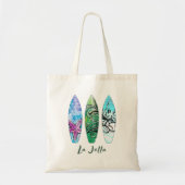 La Jolla California Surfboards Tote Bag (Voorkant)