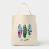 La Jolla California Surfboards Tote Bag (Voorkant)