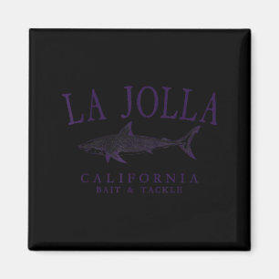 La jolla california vintage pruim kunst vissen magneet