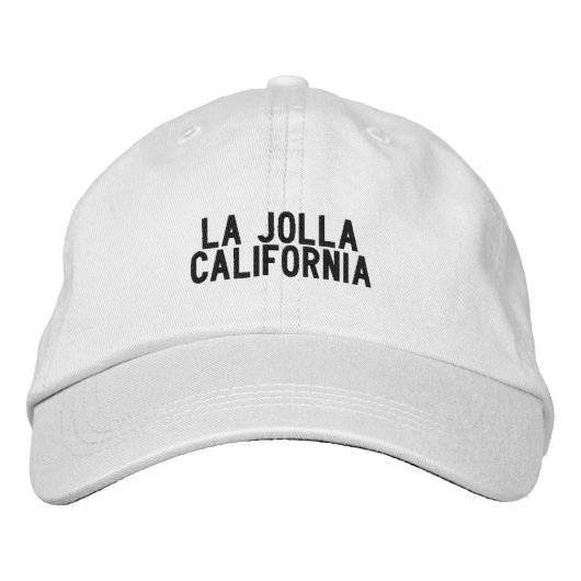 La Jolla Californië Hoed Geborduurde Pet (Voorkant)