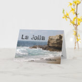 La Jolla, Californië Kaart (Gele Bloem)