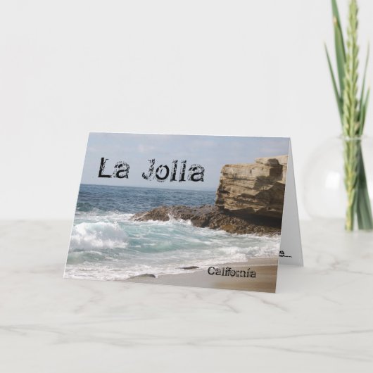 La Jolla, Californië Kaart (Voorkant)