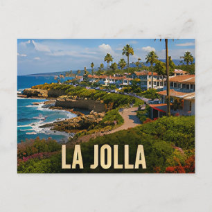 La Jolla Californië Kustdorp Reizen Briefkaart