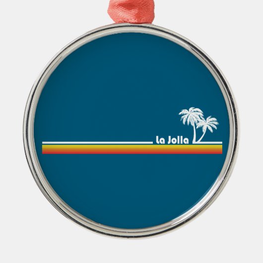 La Jolla Californië Metalen Ornament (Voorkant)