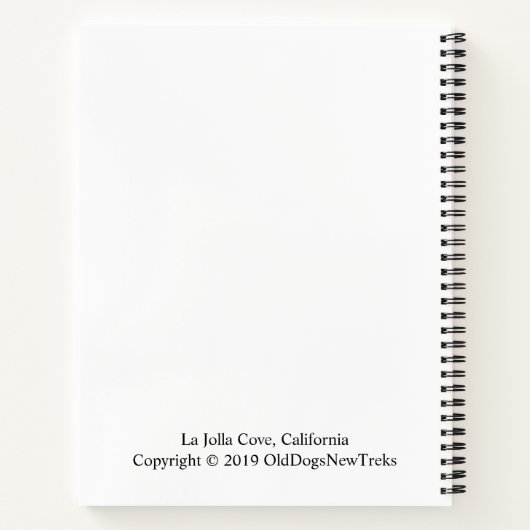 La Jolla, Californië Notitieboek (Achterkant)
