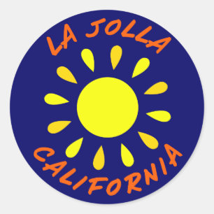La Jolla, Californië Ronde Sticker