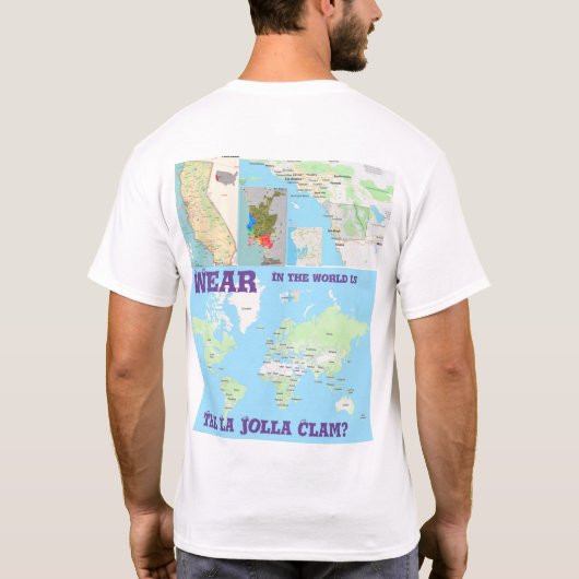 La Jolla CLAM DIP t-Shirt (Achterkant)