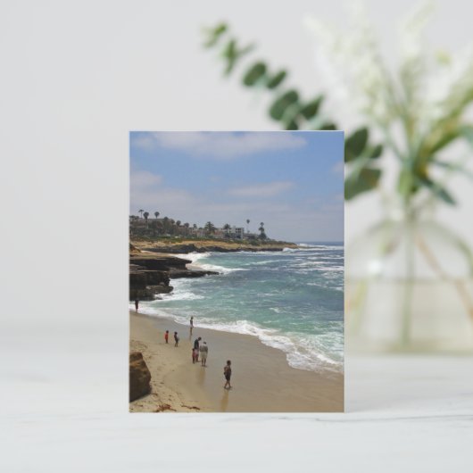 La Jolla Cove Beach Briefkaart (Staand voorkant)