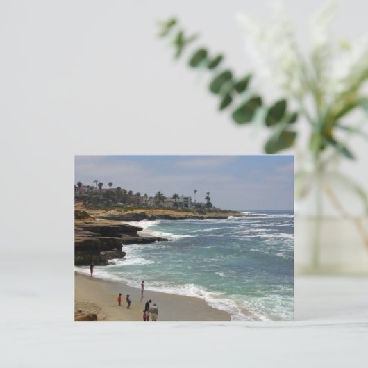 La Jolla Cove Beach Briefkaart (Staand voorkant)
