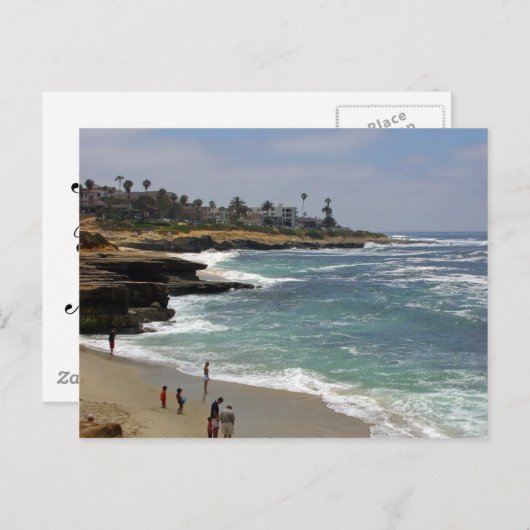 La Jolla Cove Beach Briefkaart (Voorkant / Achterkant)