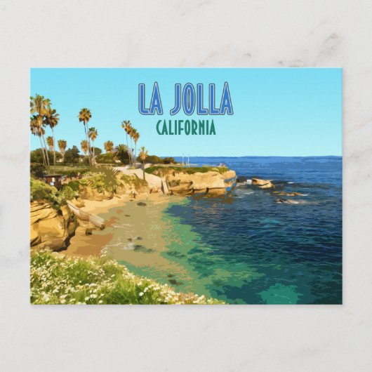 La Jolla Cove Beach San Diego California  Briefkaart (Voorkant)