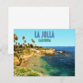 La Jolla Cove Beach San Diego California Flat Kaar (Voorkant / Achterkant)