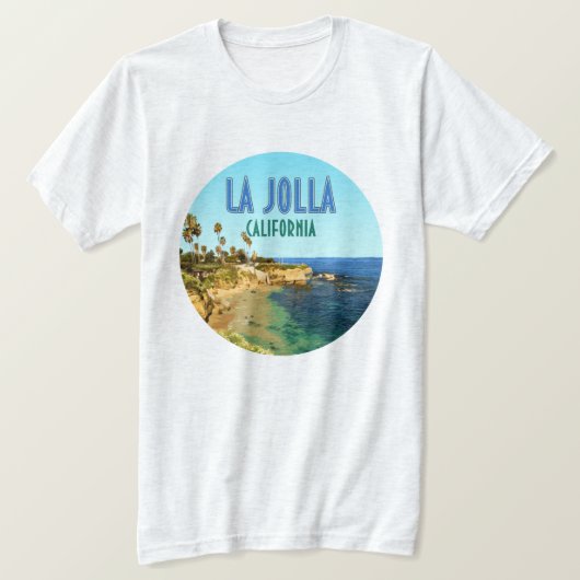 La Jolla Cove Beach San Diego California  T-shirt (Design voorkant)