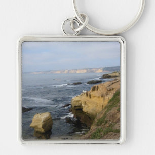La Jolla Cove Beach Seabirds Custom Sleutelhanger