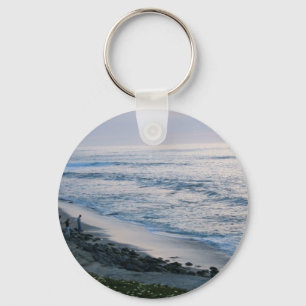 La Jolla Cove Beach Sunset Custom Sleutelhangers