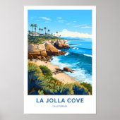 La Jolla Cove California Reisprint Poster (Voorkant)