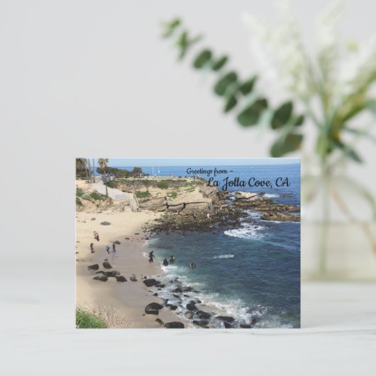 La Jolla Cove, Californië Briefkaart (Staand voorkant)