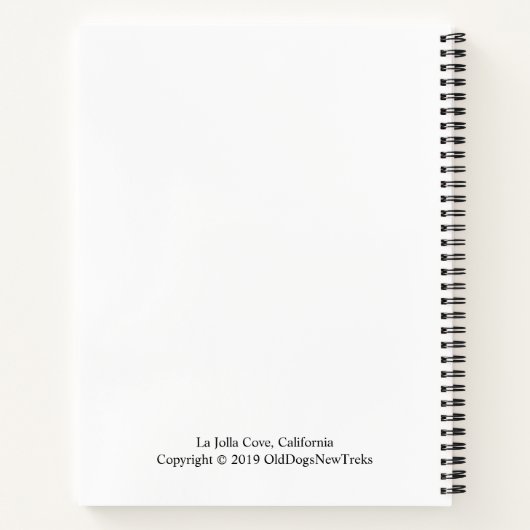 La Jolla Cove, Californië Notitieboek (Achterkant)