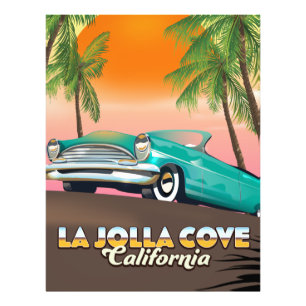 La Jolla Cove Californië reisposter Foto Afdruk