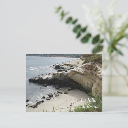 La Jolla Cove in Californië Briefkaart (Staand voorkant)